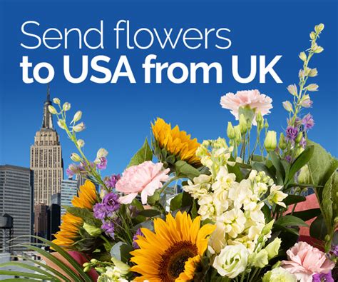 sending flowers to america from uk
